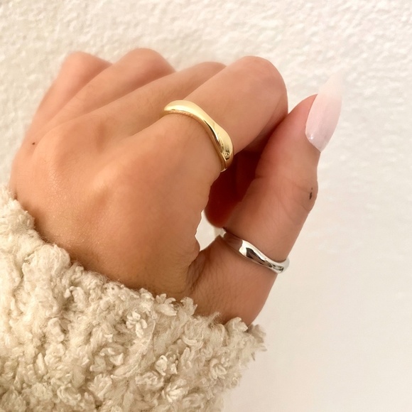 925 Sterling Silver Minimalist Ring Stackable Thin Ring Band Dainty Ring - Picture 7 of 7